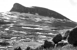 Boulder Glacier in 2005. Photo by Greg Pederson