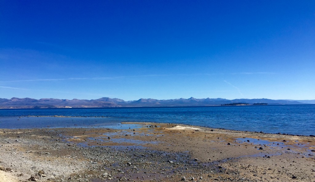 Our National Parks » Park visitors enjoy Yellowstone Lake